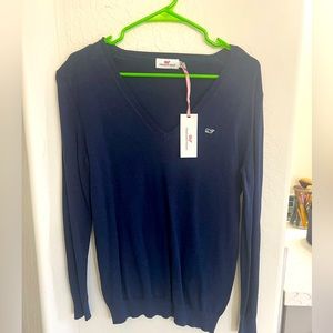 Size small Vineyard Vines Navy Women’s Sweater